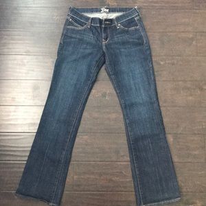 Dark wash denim jeans